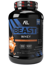 Beast Whey ASL caramel cappuccino 908 g – whey protéine pour prise de masse 