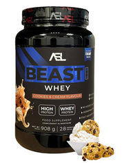 Beast Whey ASL cookies & cream 908 g – protéine whey goût cookies pour sportifs