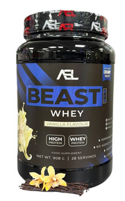 Beast Whey ASL vanille 908 g – whey protéine pour prise de masse musculaire