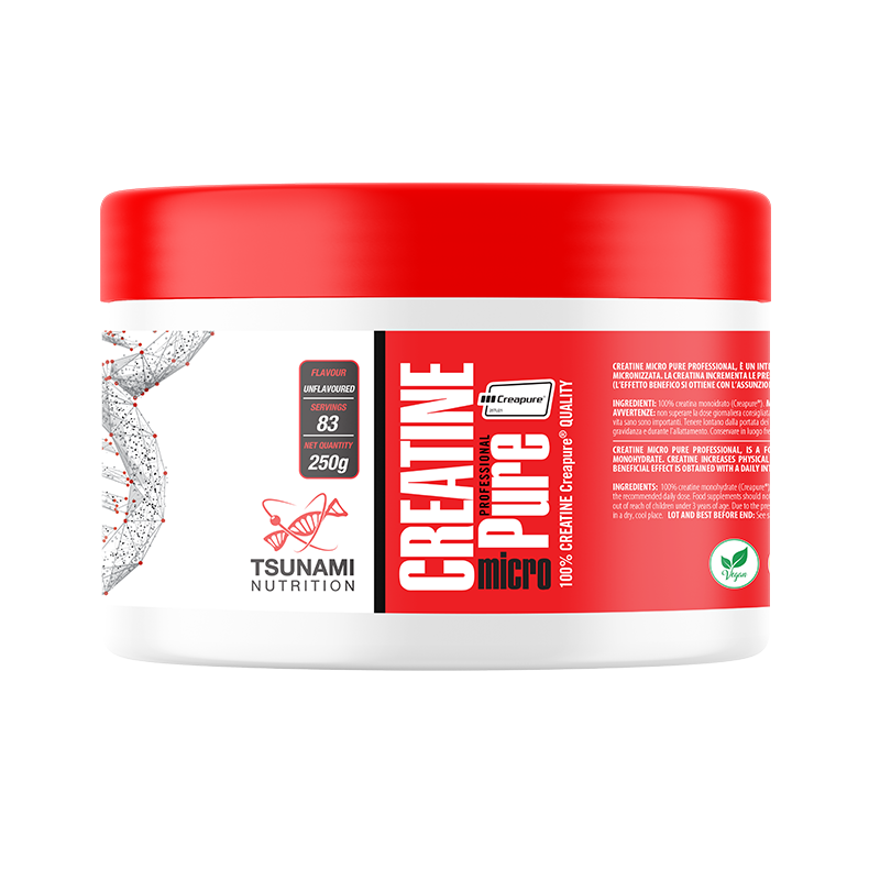 Créatine Micro Pure Professional Creapure® 250 g – complément sportif pour force et récupération musculaire
