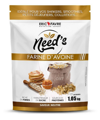 Farine d’avoine Eric Favre – source de glucides complexes pour sportifs Prestigious Nutrition
